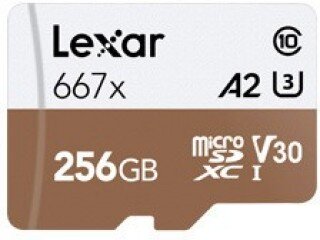 Lexar Professional 667x 256 GB (LSDMI256B667A) microSD kullananlar yorumlar